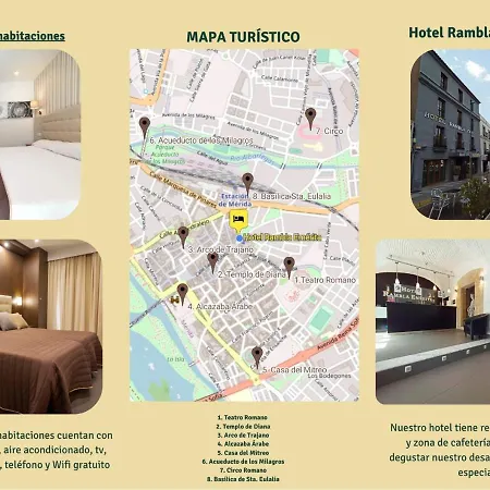 Rambla Emerita, Centro Ciudad Hotel